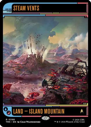 Steam Vents (TRK-398) - Star Trek Foil - Card Brawlers