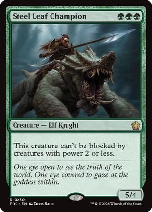 Steel Leaf Champion (FDC-230) - Commander: Foundations - Card Brawlers