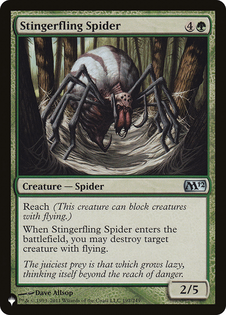 Stingerfling Spider [The List] - Card Brawlers