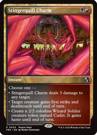 Stingerquill Charm (PPFRA-434) - Promo Pack: Reality Fracture - Card Brawlers