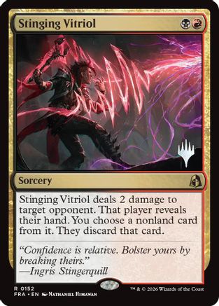 Stinging Vitriol (PPFRA-152) - Promo Pack: Reality Fracture - Card Brawlers