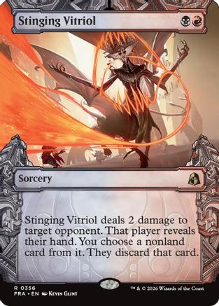 Stinging Vitriol (Showcase) (FRA-356) - Reality Fracture Foil - Card Brawlers