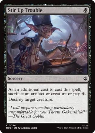 Stir Up Trouble (HOB-084) - The Hobbit Foil - Card Brawlers