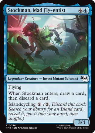 Stockman, Mad Fly-entist (TMT-054) - Teenage Mutant Ninja Turtles - Card Brawlers
