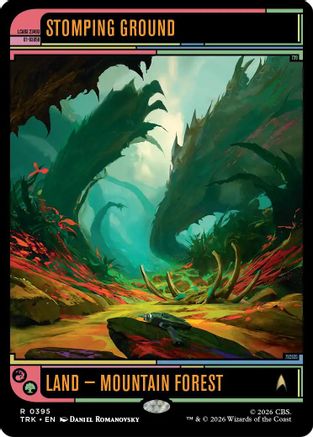 Stomping Ground (TRK-395) - Star Trek Foil - Card Brawlers