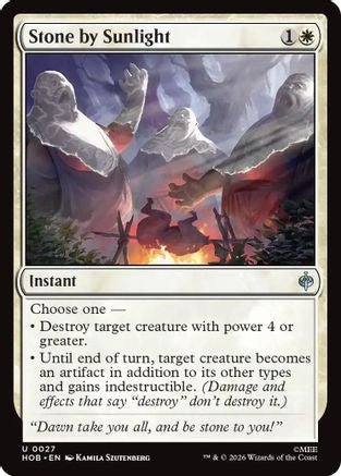 Stone by Sunlight (HOB-027) - The Hobbit - Card Brawlers