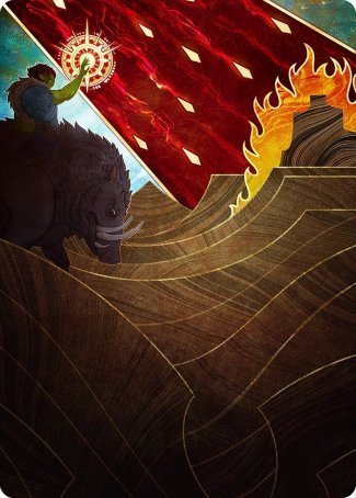Stone Rain Art Card [Strixhaven: School of Mages Art Series] - Card Brawlers