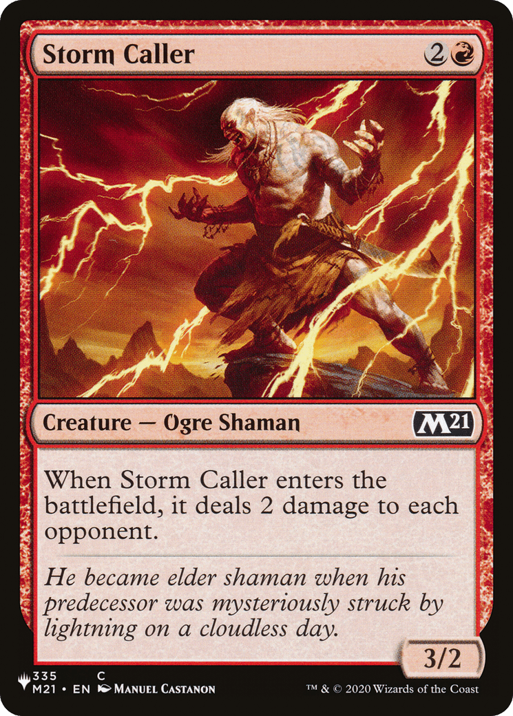Storm Caller [The List] - Card Brawlers