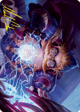 Storm - Kiln Artist Art Card (Gold - Stamped Signature) [Strixhaven: School of Mages Art Series] - Card Brawlers