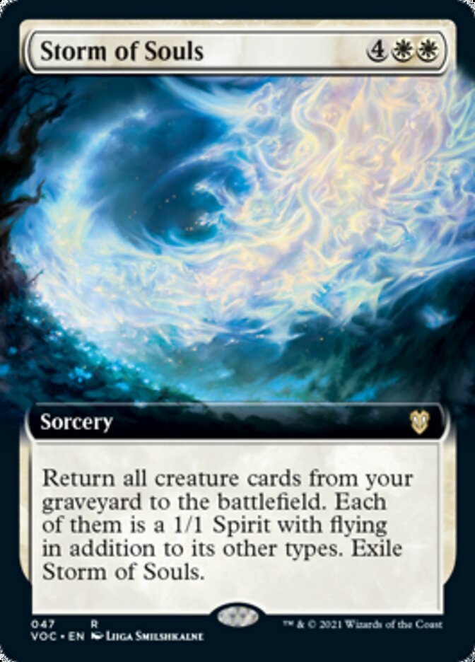 Storm of Souls (Extended Art) [Innistrad: Crimson Vow Commander] - Card Brawlers
