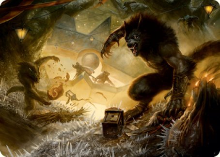 Storm the Festival Art Card [Innistrad: Midnight Hunt Art Series] - Card Brawlers