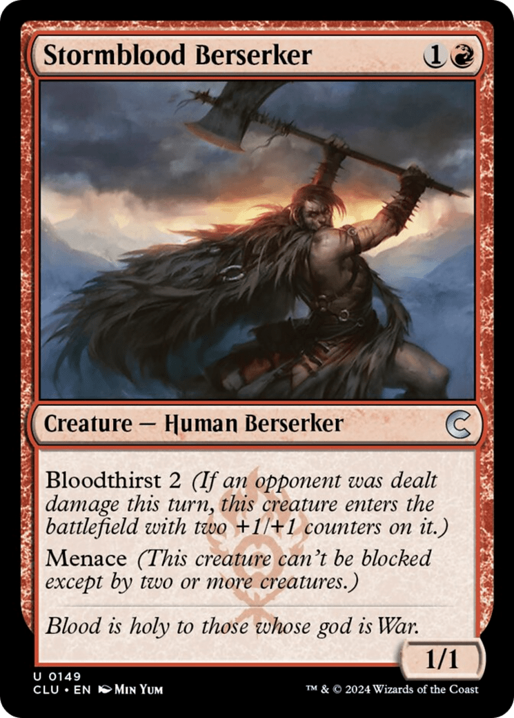 Stormblood Berserker [Ravnica: Clue Edition] - Card Brawlers