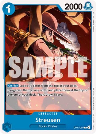 Streusen (050) (OP17-050) - The World's Strongest Warriors - Card Brawlers