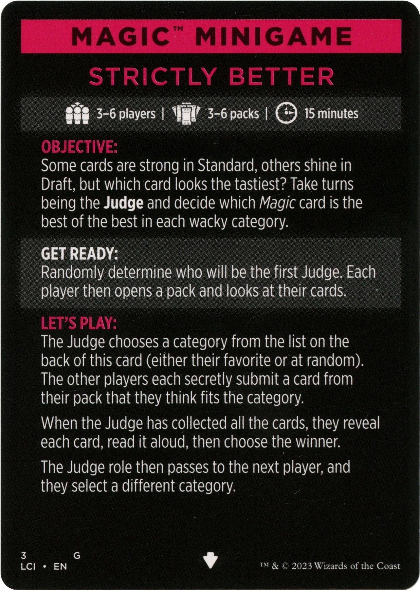 Strictly Better (Magic Minigame) [The Lost Caverns of Ixalan Minigame] - Card Brawlers