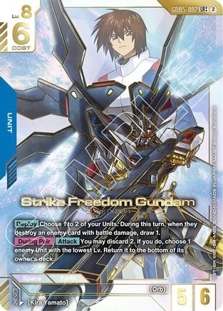 Strike Freedom Gundam (LR++) (GD05-002) - Freedom Ascension Holofoil - Card Brawlers