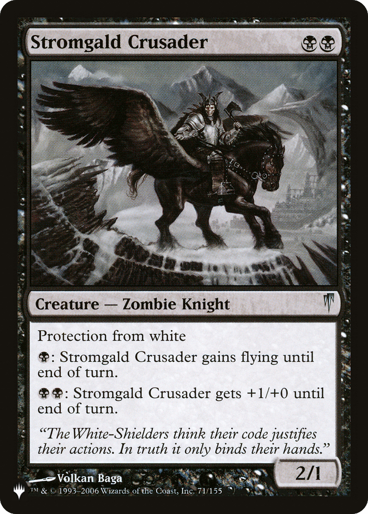 Stromgald Crusader [The List] - Card Brawlers