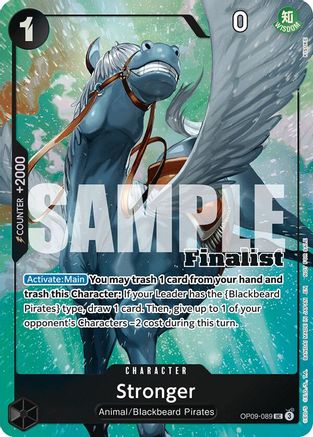Stronger (CS 25-26 Finalist Card Set 2) (OP09-089) - One Piece Promotion Cards Foil - Card Brawlers
