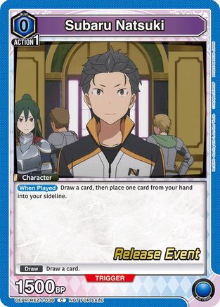 Subaru Natsuki (038) (UEPR/REZ-1-038) - UE24BT ReZERO Starting Life in Another World Release Event Cards - Card Brawlers