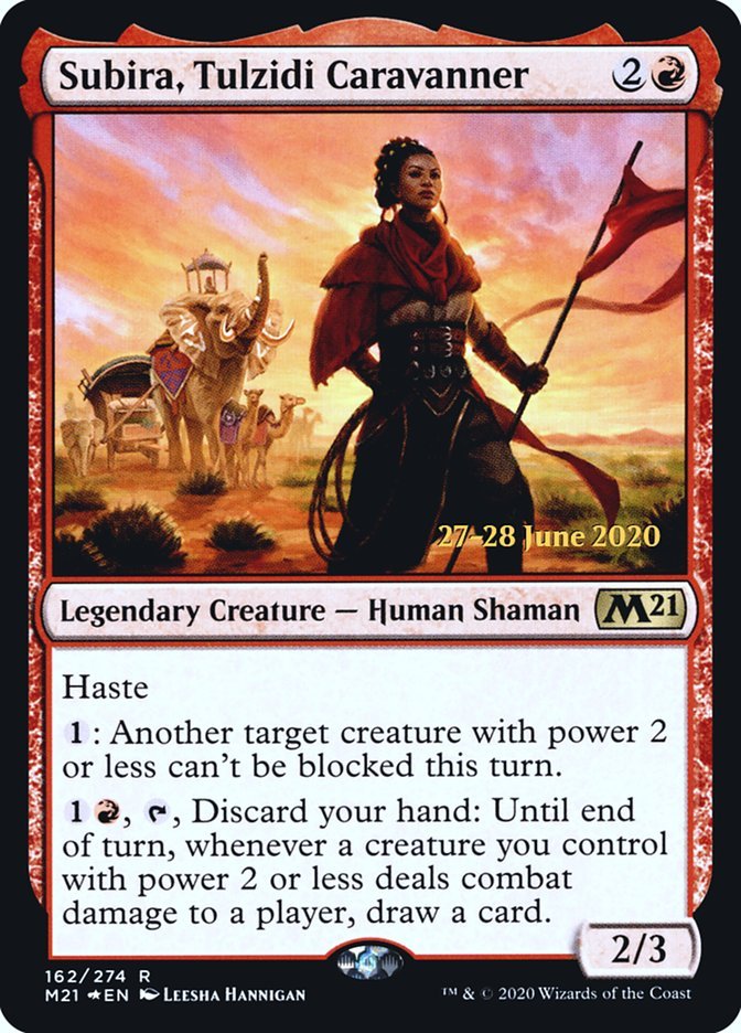Subira, Tulzidi Caravanner [Core Set 2021 Prerelease Promos] - Card Brawlers