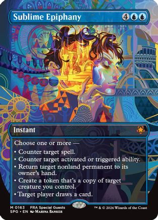 Sublime Epiphany (Borderless) (SPG-163) - Special Guests - Card Brawlers