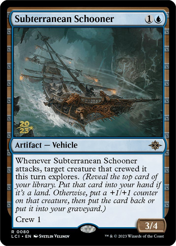 Subterranean Schooner [The Lost Caverns of Ixalan Prerelease Cards] - Card Brawlers