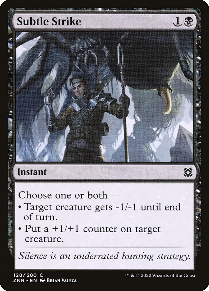 Subtle Strike [Zendikar Rising] - Card Brawlers