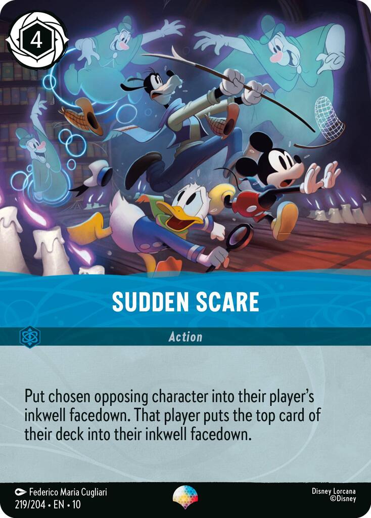 Sudden Scare (Epic) (219/204) [Whispers in the Well] - Card Brawlers