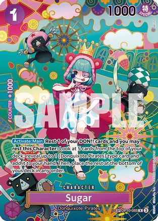 Sugar - OP10-065 (SP) (OP10-065) - The Azure Sea's Seven Foil - Card Brawlers