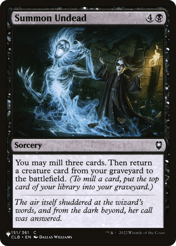 Summon Undead [The List] - Card Brawlers