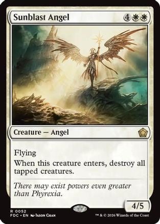 Sunblast Angel (FDC-052) - Commander: Foundations - Card Brawlers