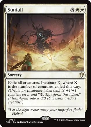Sunfall (FRC-036) - Commander: Reality Fracture - Card Brawlers