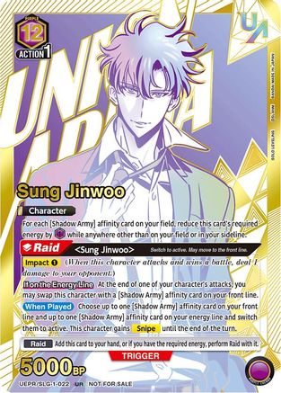 Sung Jinwoo (022) (UR) (UEPR/SLG-1-022) - Union Arena Promotion Cards Foil - Card Brawlers
