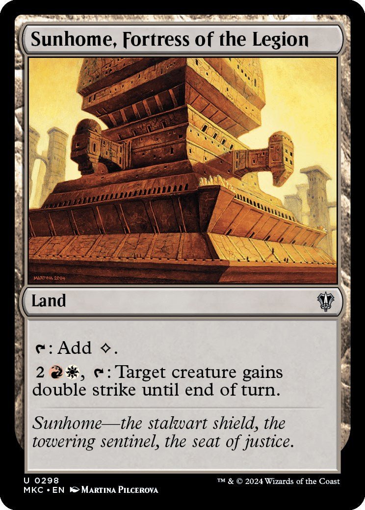 Sunhome, Fortress of the Legion [Murders at Karlov Manor Commander] - Card Brawlers