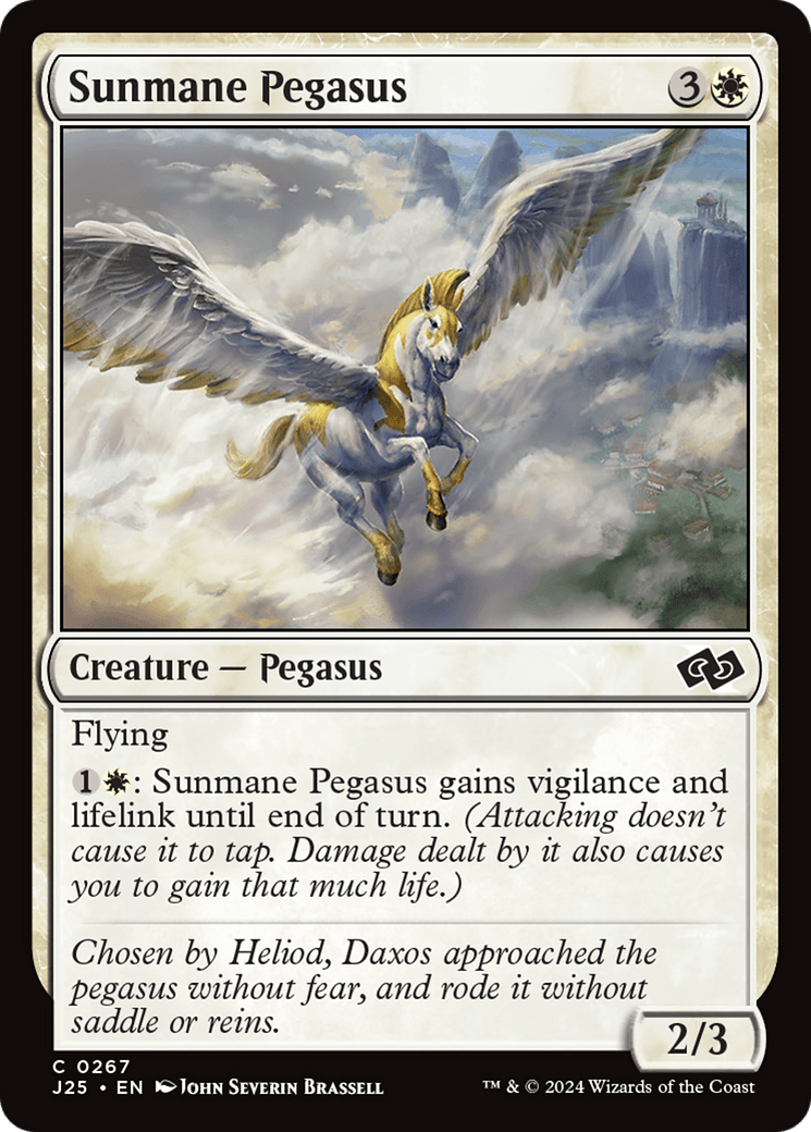 Sunmane Pegasus [Foundations Jumpstart] - Card Brawlers