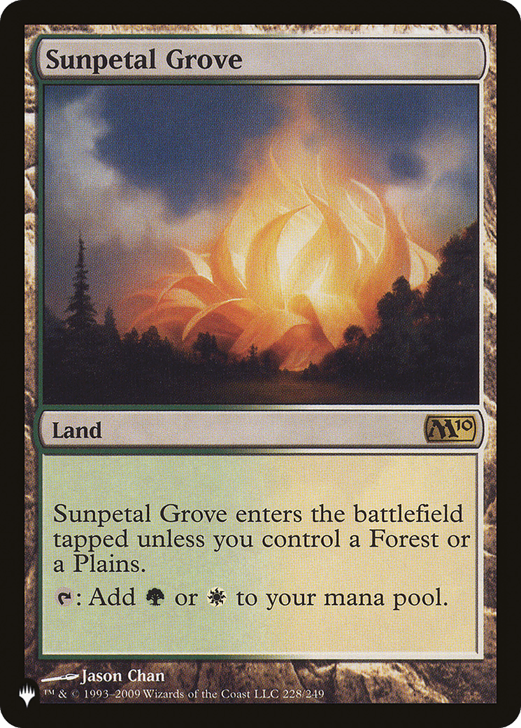 Sunpetal Grove [The List] - Card Brawlers