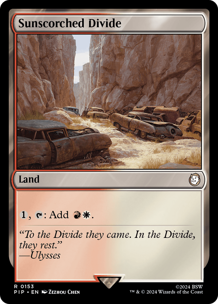 Sunscorched Divide [Fallout] - Card Brawlers