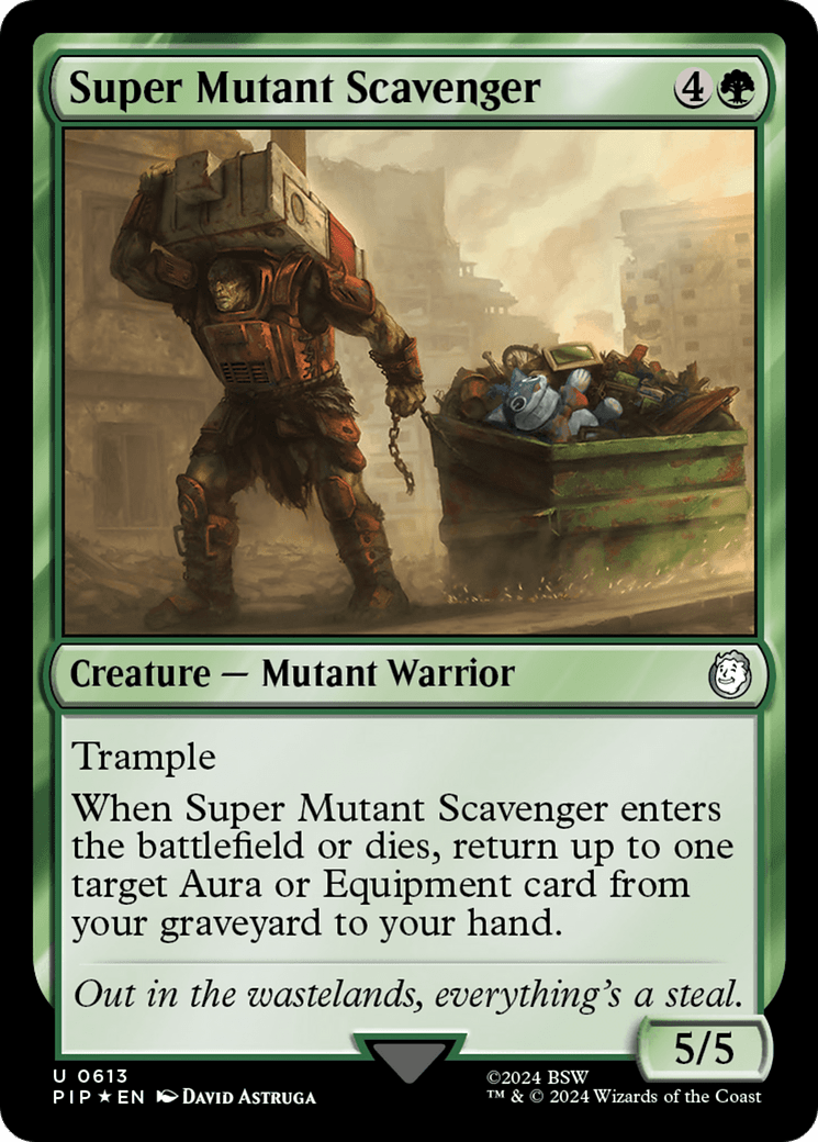 Super Mutant Scavenger (Surge Foil) [Fallout] - Card Brawlers