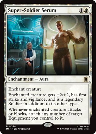 Super-Soldier Serum (MSH-038) - Marvel Super Heroes - Card Brawlers
