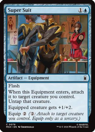 Super Suit (MSH-078) - Marvel Super Heroes - Card Brawlers