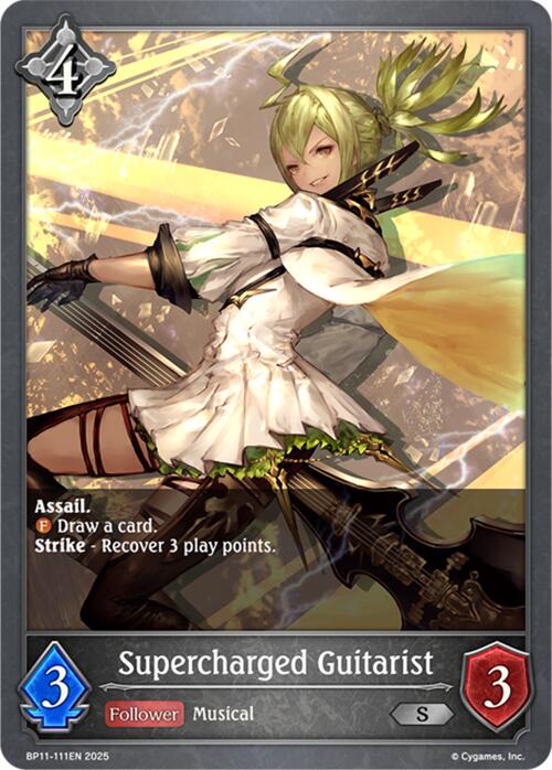 Supercharged Guitarist (BP11 - 111EN) [Bullet of Fate] - Card Brawlers