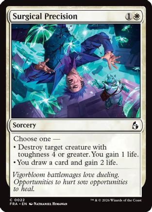 Surgical Precision (FRA-022) - Reality Fracture Foil - Card Brawlers