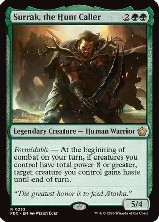 Surrak, the Hunt Caller (FDC-232) - Commander: Foundations - Card Brawlers