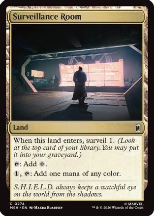 Surveillance Room (MSH-274) - Marvel Super Heroes - Card Brawlers