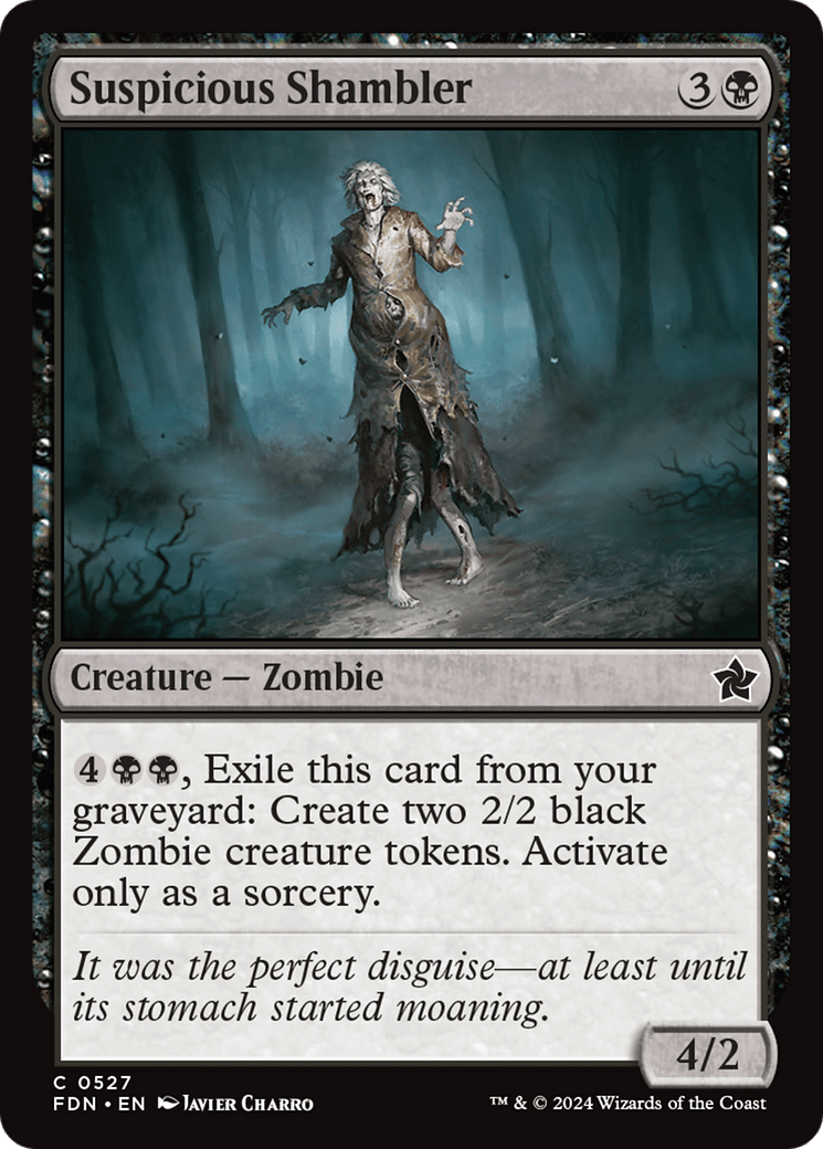 Suspicious Shambler [Foundations] - Card Brawlers