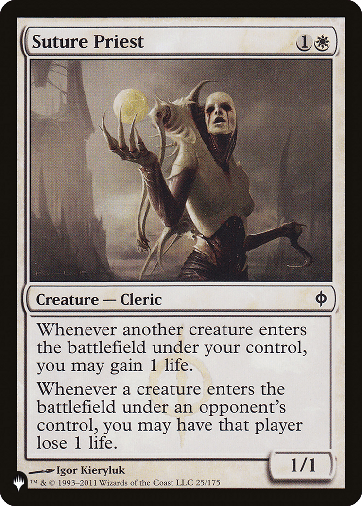 Suture Priest [The List] - Card Brawlers
