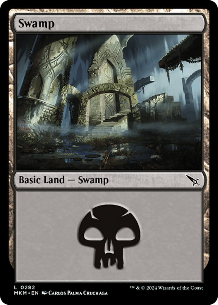 Swamp (0282) [Murders at Karlov Manor] - Card Brawlers