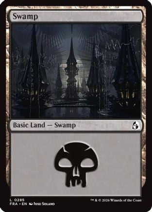 Swamp (0285) (FRA-285) - Reality Fracture Foil - Card Brawlers