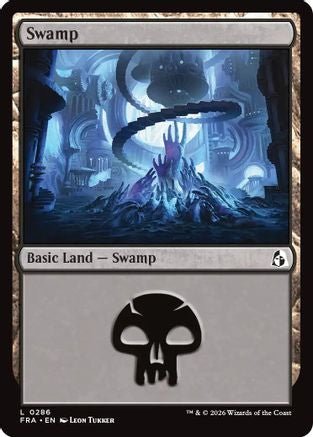 Swamp (0286) (FRA-286) - Reality Fracture Foil - Card Brawlers