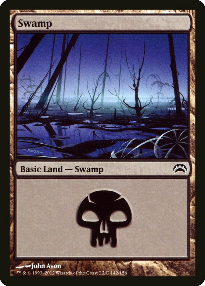 Swamp (142) [Planechase 2012] - Card Brawlers