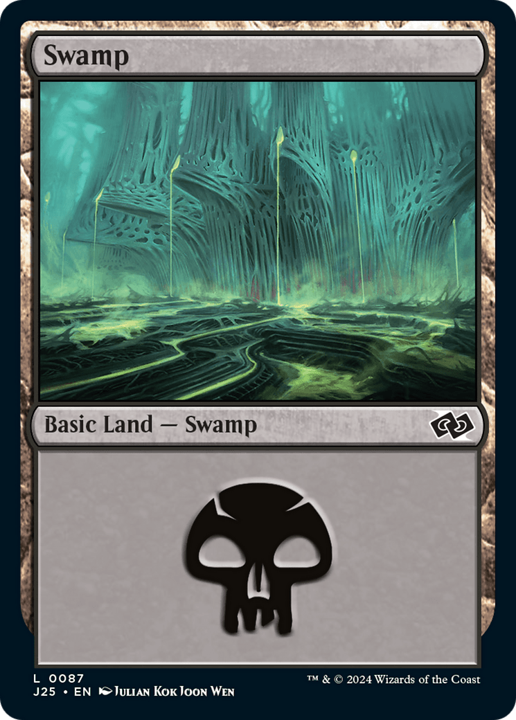 Swamp (87) [Foundations Jumpstart] - Card Brawlers